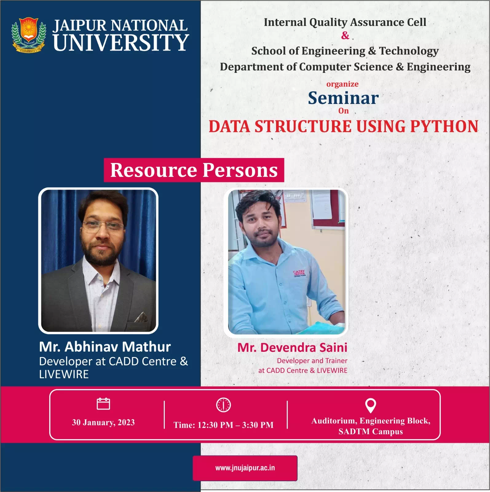 One-day Workshop on Data Structure using python