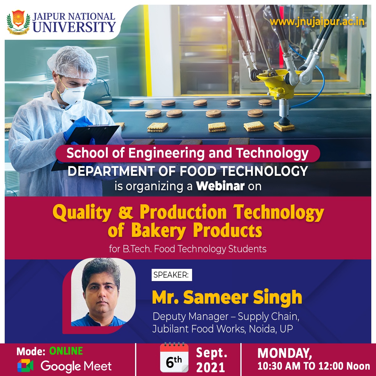 Quality and Production Technology of Bakery Products