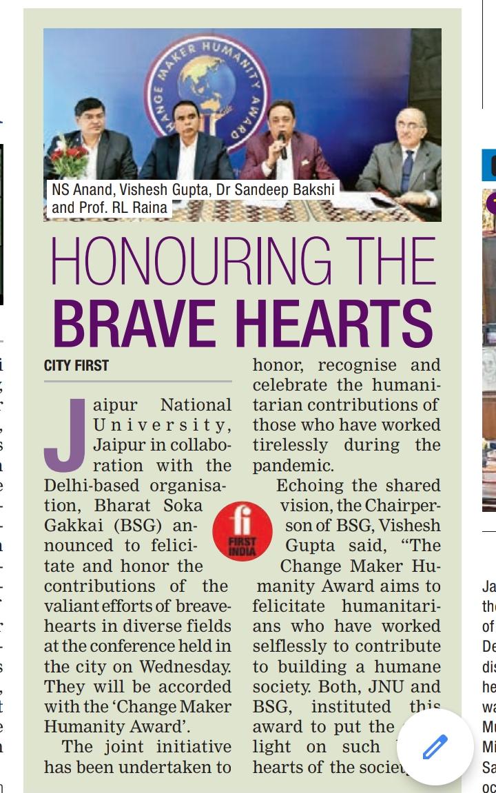 Honouring the Brave Hearts