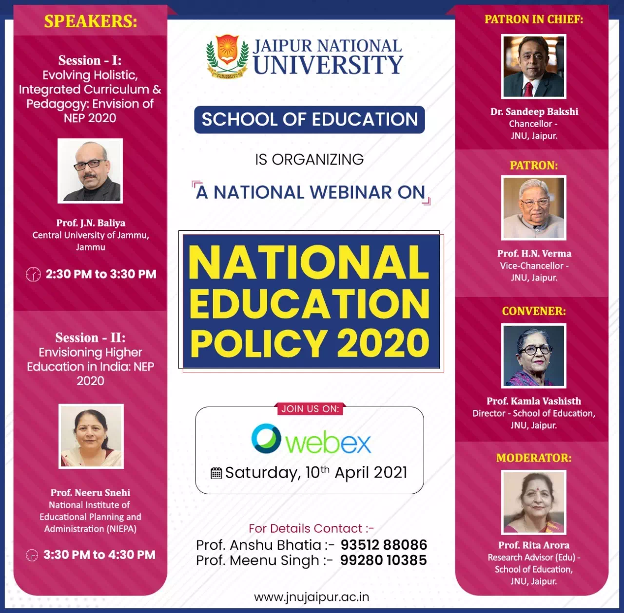 Webinar On National Education Policy 2020