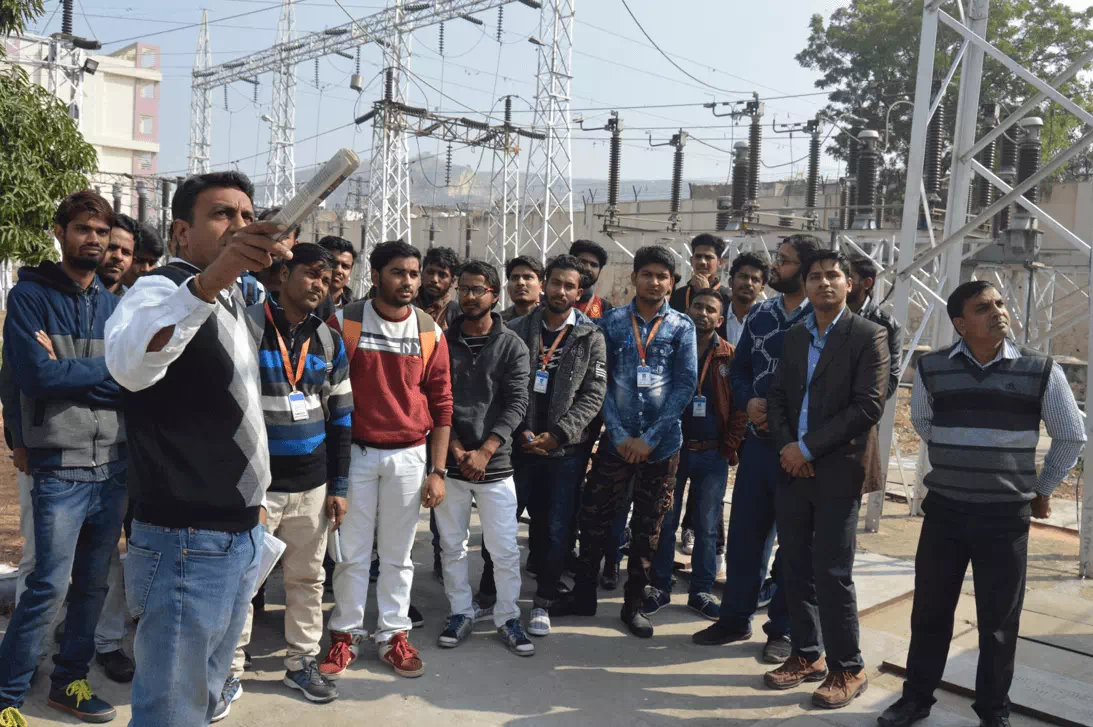 Industrial visit to 132KV Grid Sub Station (GSS), Jawahar Nagar, Jaipur
