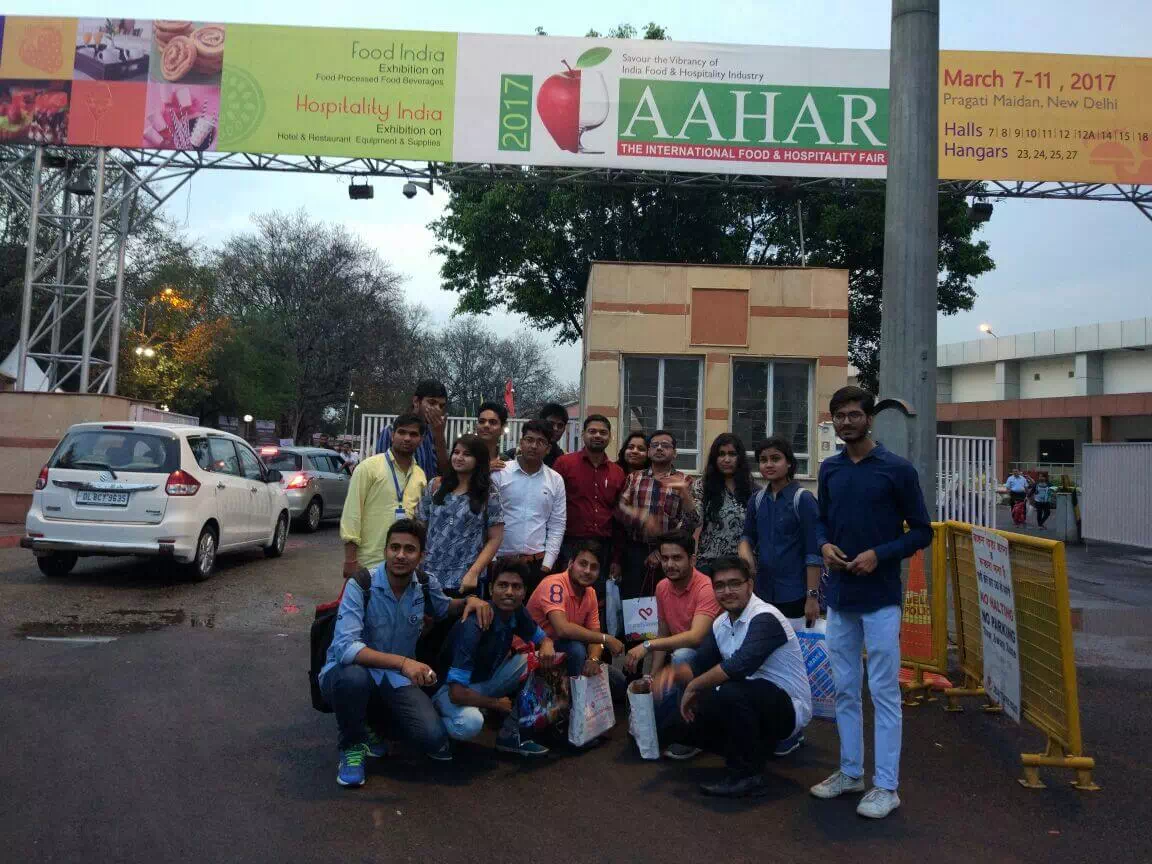 Industrial visit  to AAHAR Food Fair 2017