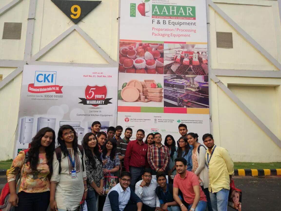 Industrial visit  to AAHAR Food Fair 2017