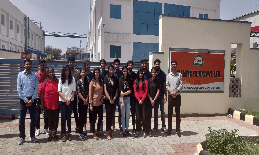 Industrial visit to Fru bon Ice creams Plant