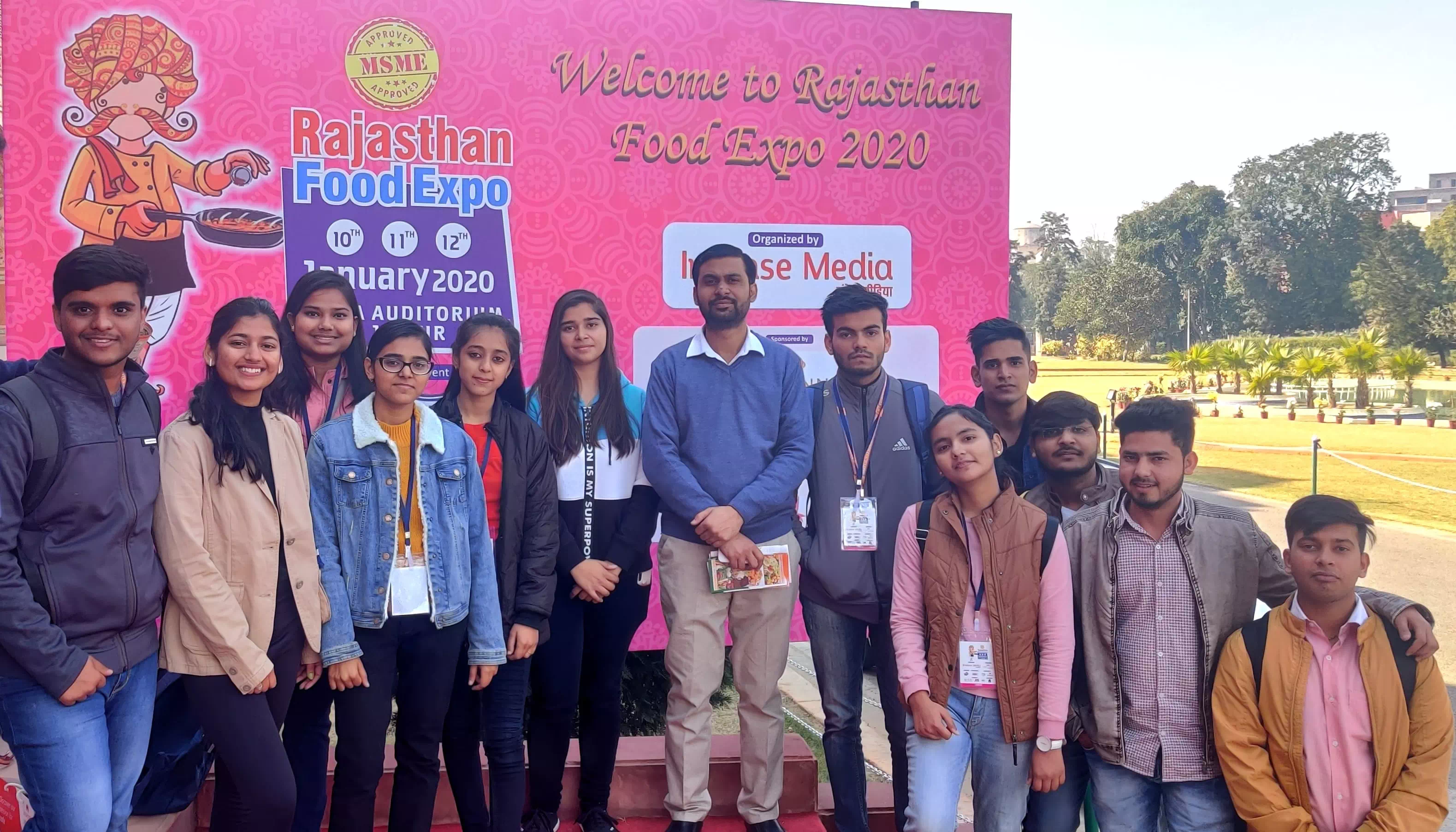Industrial visit to Rajasthan Food Expo – 2020