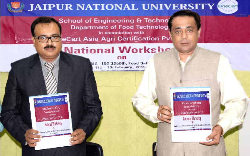  National Workshop on Food Safety Management System (FSMS) - ISO 22000, Food Safety Standards Act and Auditing Principles 2015