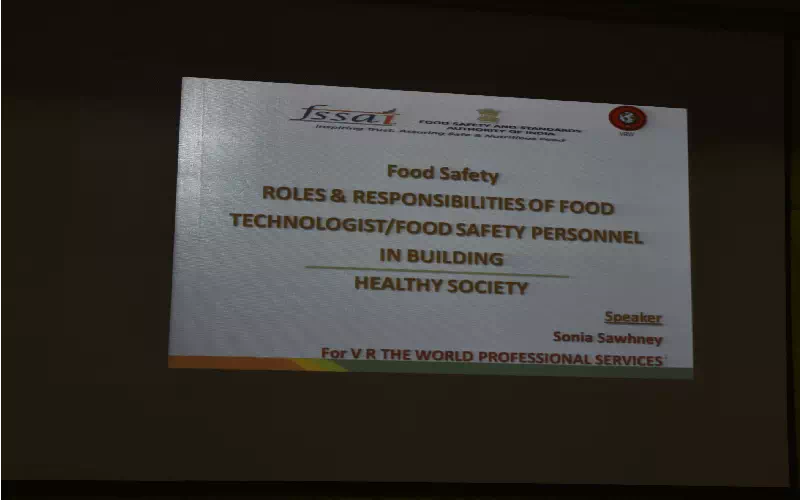 Guest Lecture on “Food Safety- Role & Responsibilities of Food Technologist in Food Business for Building Healthier Society”