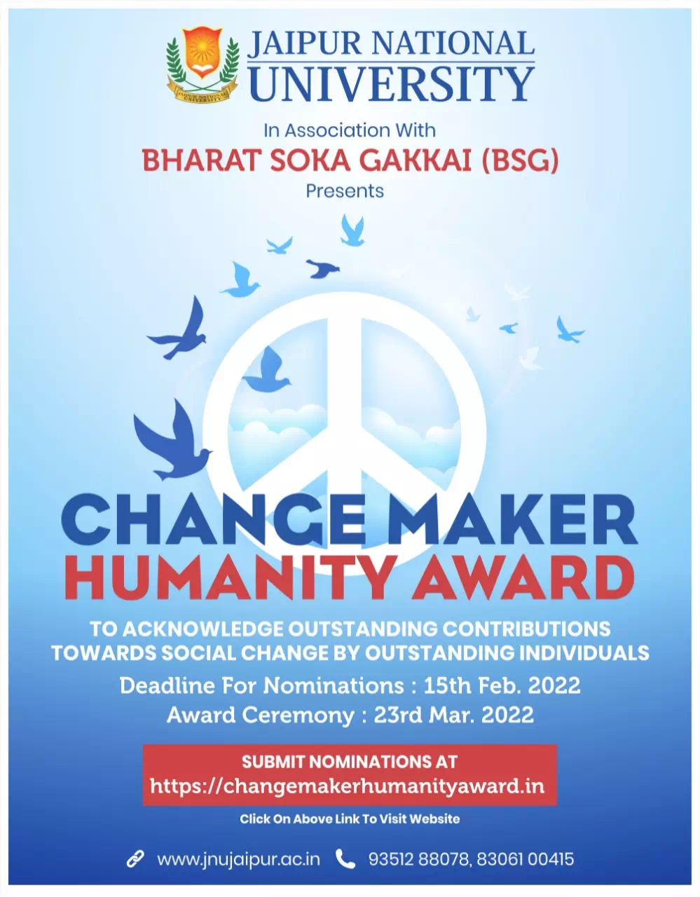 Change Maker Humanity Award