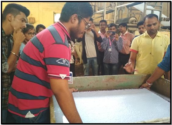 Workshop on wastepaper and handmade paper making at KNHPI, Jaipur