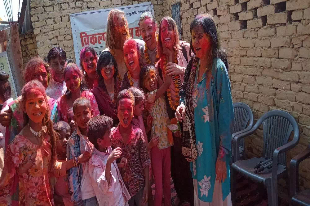 Celebration of Holi Milan and International Women day 