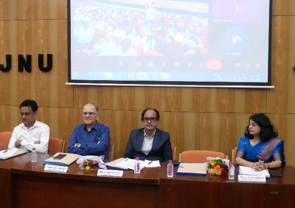 Seminar participants at Jaipur National University