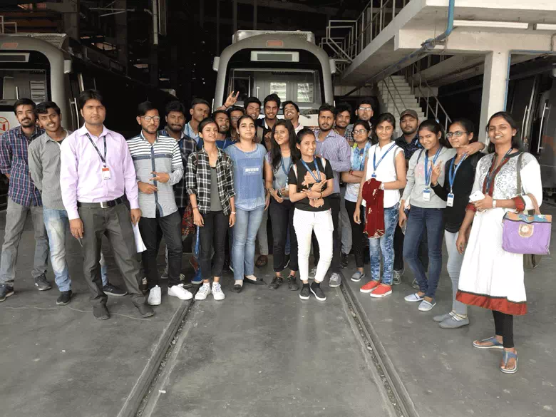 Industrial visit to Jaipur Metro, Jaipur