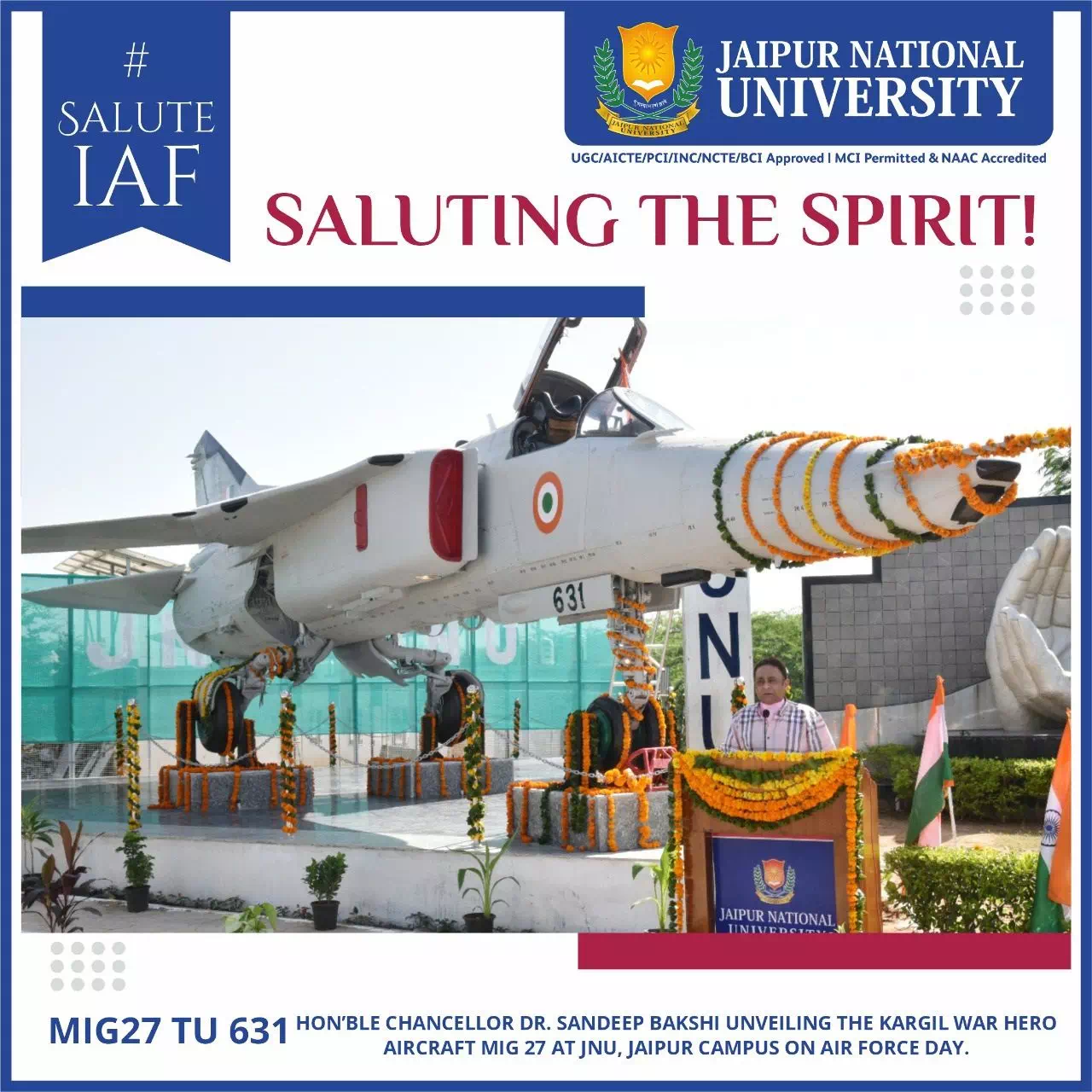 SALUTING THE SPIRIT