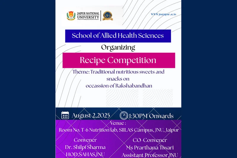 Recipe Competition on the Occasion of Rakshabandhan
