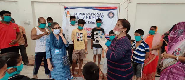 Awareness campaign against corona pandemic