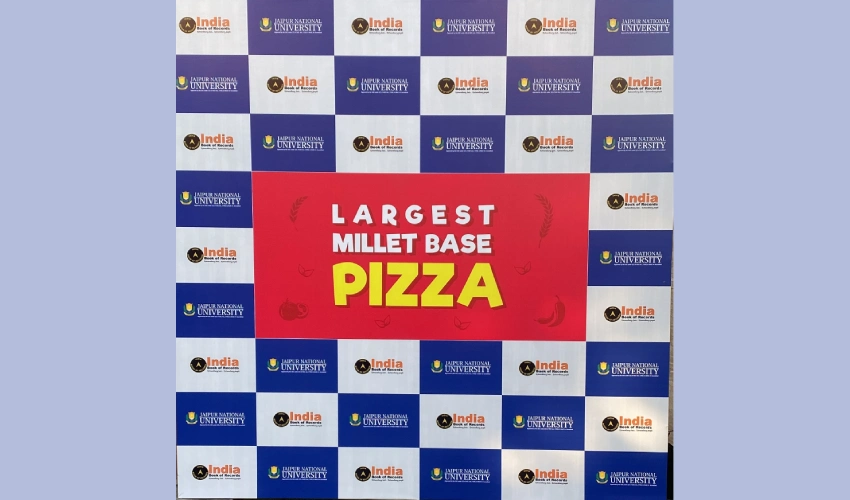 Largest Millet Based Pizza - India Book of Records Attempt