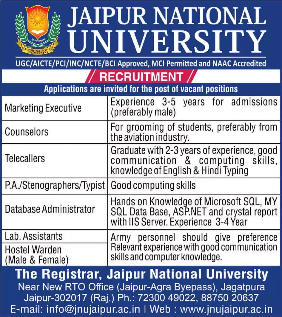 Recruitment Notice