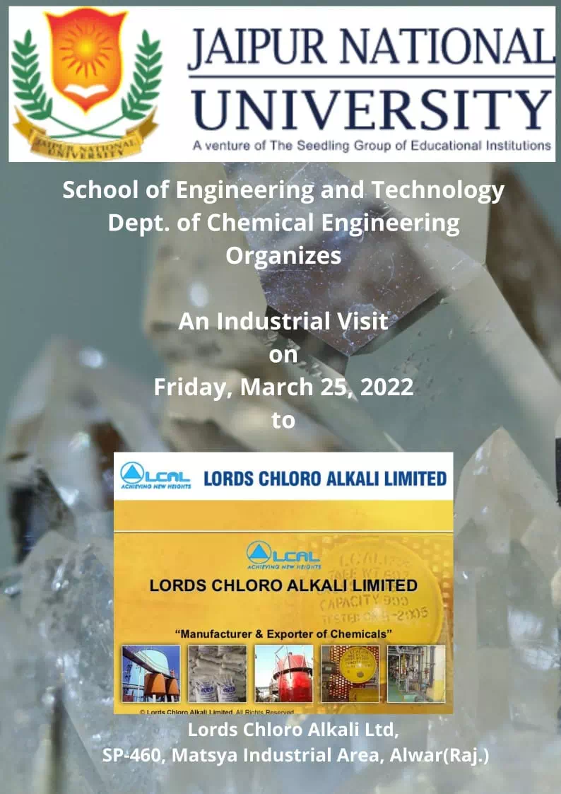 Industrial Visit to Lords Chloro Alkali Pvt. Ltd.