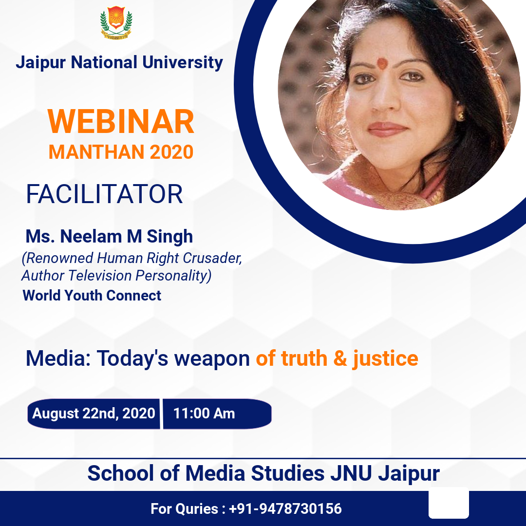 04_Webinar of Neelam M. Singh