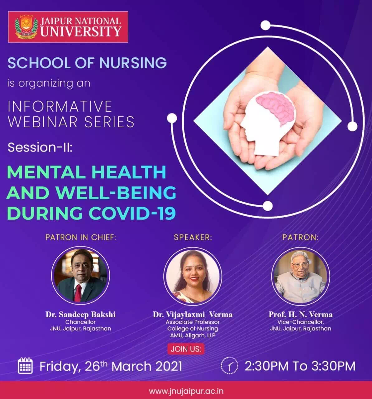 Webinar on Mental health and well being during covid-19