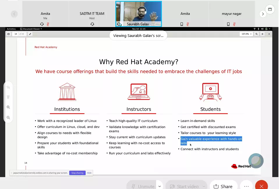 Webinar on Linux Administration & Red Hat Courses, Certifications and Career Opportunities