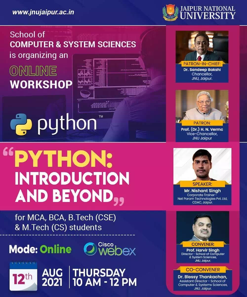 PYTHON: Introduction and Beyond