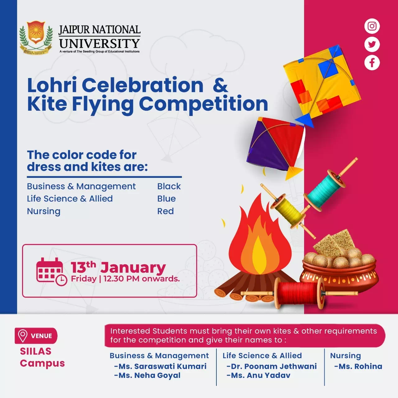 Lohri and Kite Flying Competition