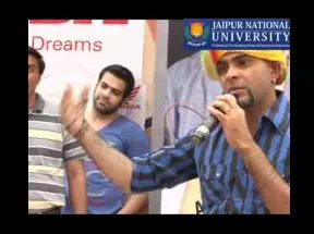 Raghu ram INTERATING WITH STUDENTS @ JNU